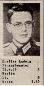 Ludwig Preller – Staff Officer Grenadier-Regiment 870 
